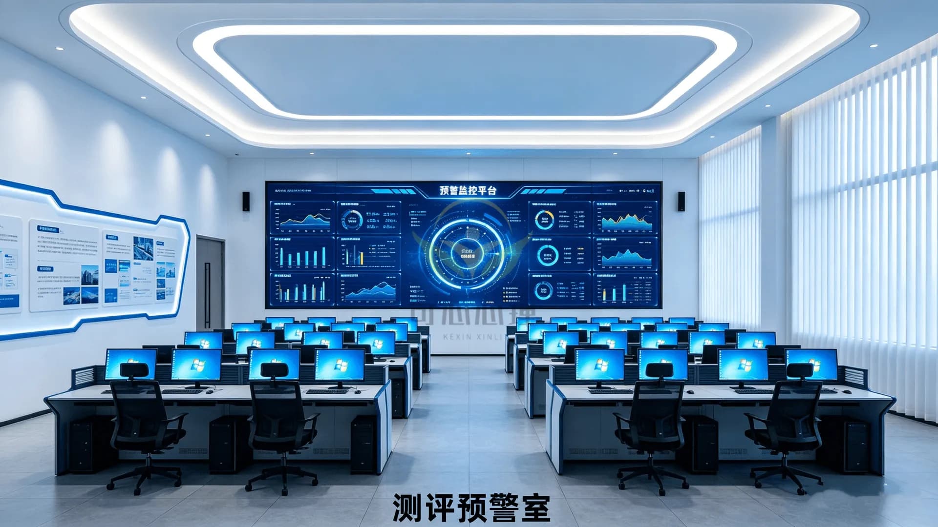 心理测评室工作场景